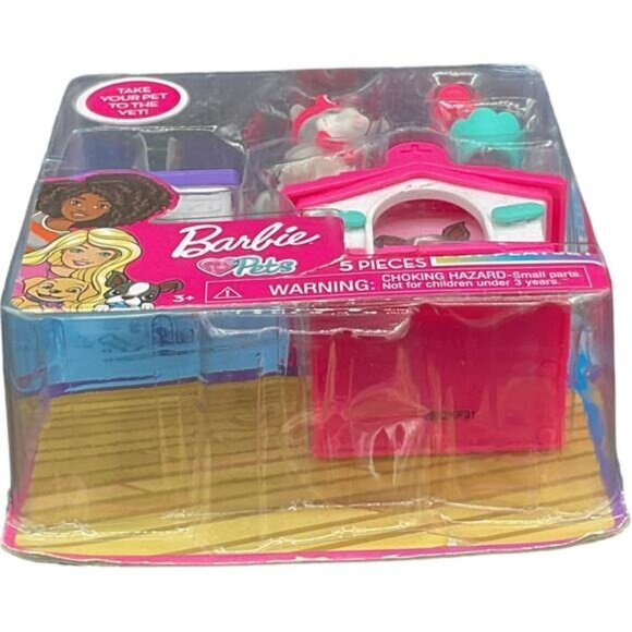 Barbie Pets Pet Playset With Accessories & Doghouse Toy For Kids Aged 3+ - Picture 4 of 5